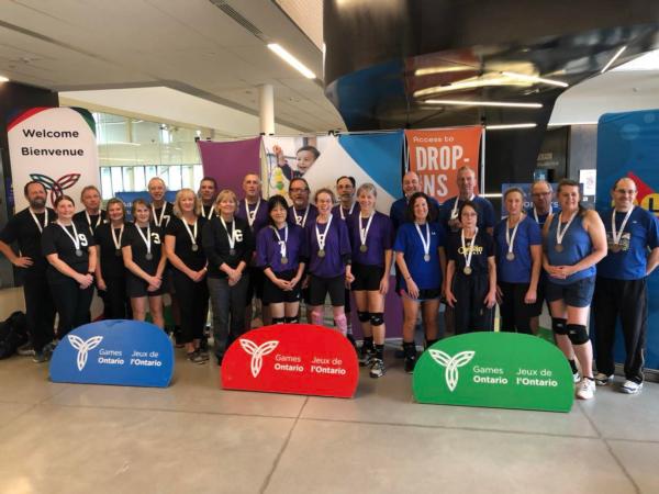 Main article image for story titled 'Volleyball team wins Silver at Provincial Games!'